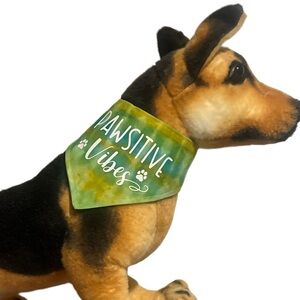 - Hand dyed pet bandana